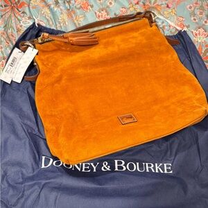 Dooney & Bourke Vibrant Orange Suede Bag